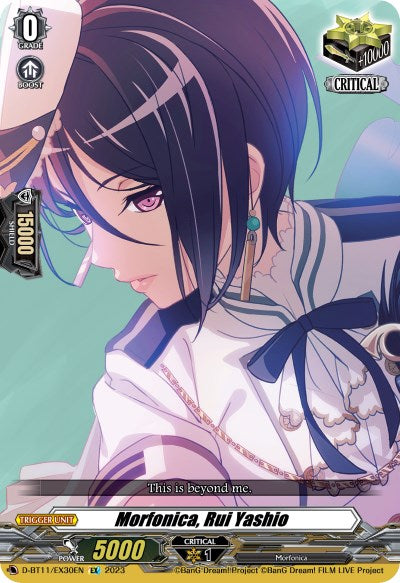 Image of Morfonica, Rui Yashio (D-BT11/EX30EN) [Clash of the Heroes]