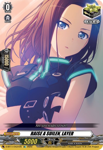 Image of RAISE A SUILEN, LAYER (D-BT11/EX31EN) [Clash of the Heroes]