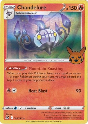 Image of Chandelure (026/196) [Trick or Trade 2023]