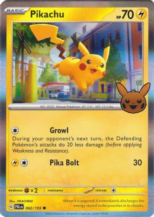 Image of Pikachu (062/193) [Trick or Trade 2023]