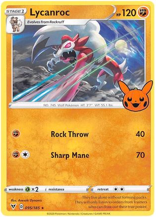 Image of Lycanroc (095/185) [Trick or Trade 2023]