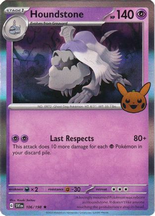 Image of Houndstone (106/198) [Trick or Trade 2023]