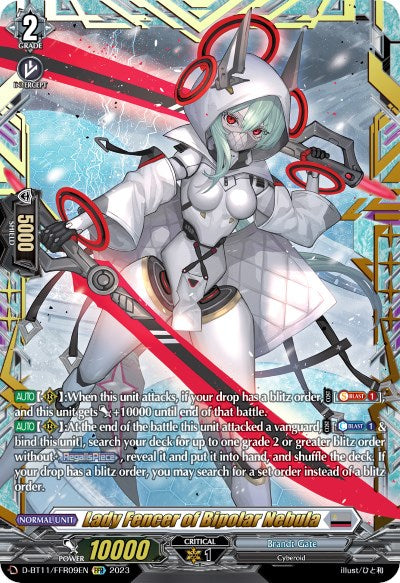 Image of Lady Fencer of Bipolar Nebula (D-BT11/FFR09EN) [Clash of the Heroes]