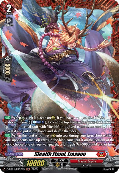 Image of Stealth Fiend, Izasaou (D-BT11/FR02EN) [Clash of the Heroes]