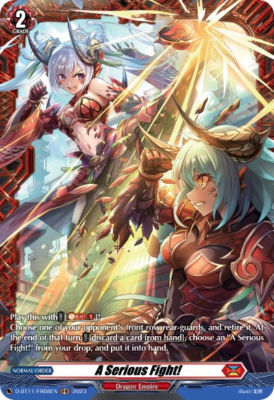 Image of A Serious Fight! (D-BT11/FR08EN) [Clash of the Heroes]