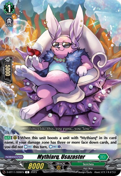 Image of Mythiarq, Usazaster (D-BT11/099EN) [Clash of the Heroes]