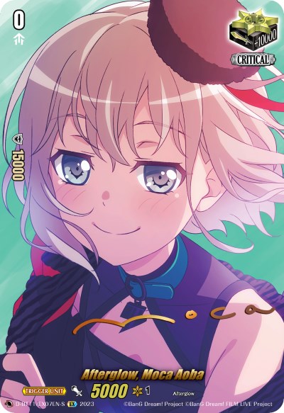 Image of Afterglow, Moca Aoba (Signature) (D-BT11/EX07EN-S) [Clash of the Heroes]