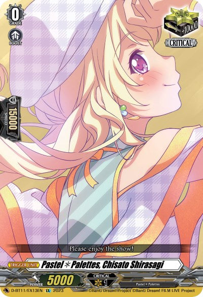 Image of Pastel*Palettes, Chisato Shirasagi (D-BT11/EX13EN) [Clash of the Heroes]