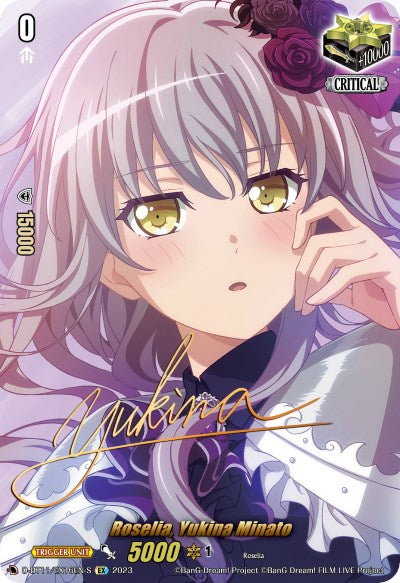 Image of Roselia, Yukina Minato (Signature) (D-BT11/EX16EN-S) [Clash of the Heroes]