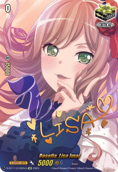 Image of Roselia, Lisa Imai (Signature) (D-BT11/EX18EN-S) [Clash of the Heroes]