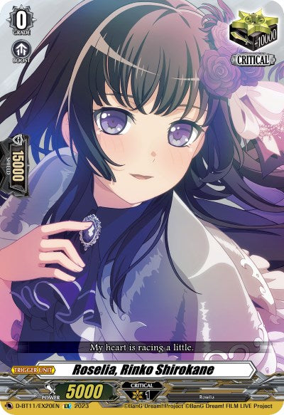 Image of Roselia, Rinko Shirokane (D-BT11/EX20EN) [Clash of the Heroes]