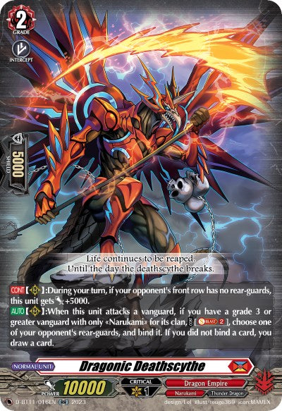 Image of Dragonic Deathscythe (D-BT11/016EN) [Clash of the Heroes]