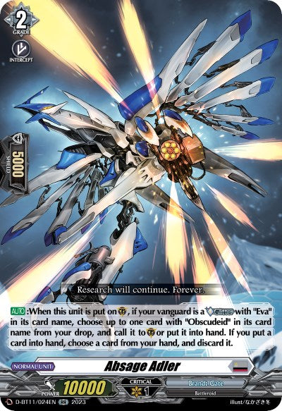 Image of Absage Adler (D-BT11/024EN) [Clash of the Heroes]