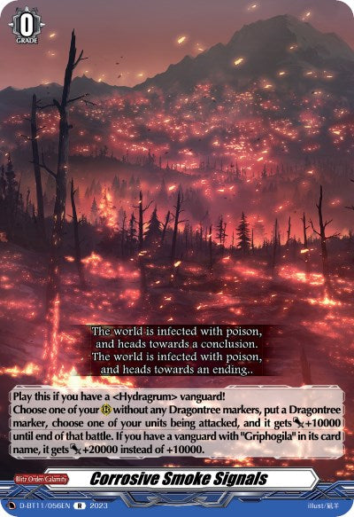 Image of Corrosive Smoke Signals (D-BT11/056EN) [Clash of the Heroes]