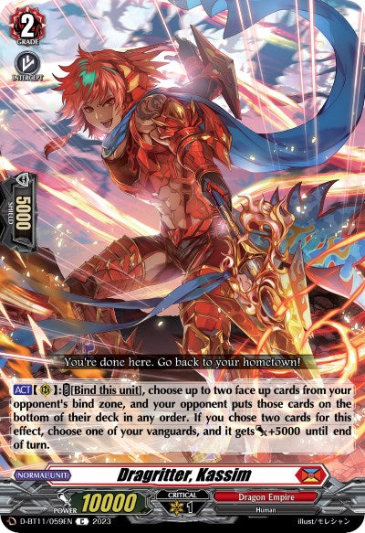 Image of Dragritter, Kassim (D-BT11/059EN) [Clash of the Heroes]