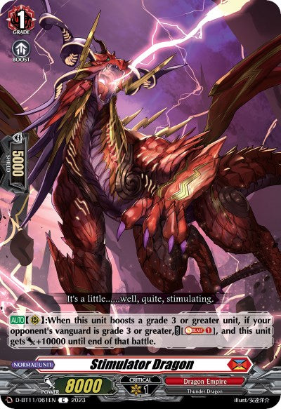Image of Stimulator Dragon (D-BT11/061EN) [Clash of the Heroes]