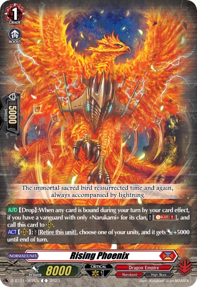 Image of Rising Phoenix (D-BT11/062EN) [Clash of the Heroes]