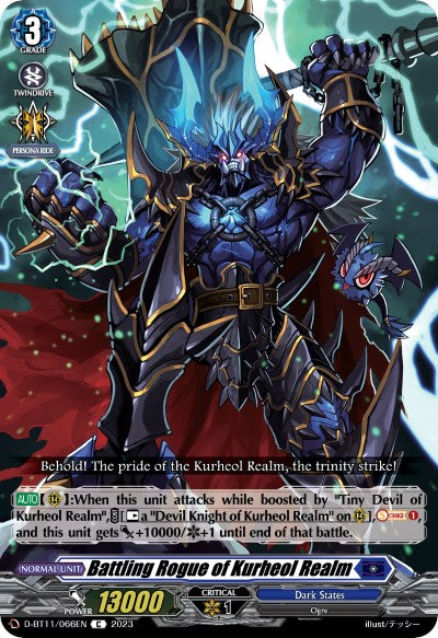 Image of Battling Rogue of Kurheol Realm (D-BT11/066EN) [Clash of the Heroes]