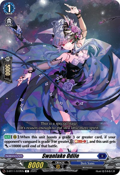 Image of Swanlake Odile (D-BT11/072EN) [Clash of the Heroes]