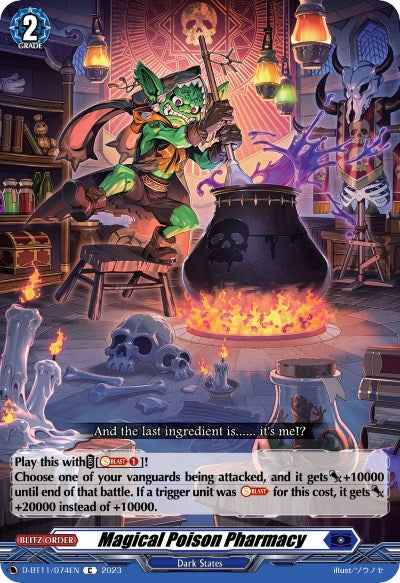 Image of Magical Poison Pharmacy (D-BT11/074EN) [Clash of the Heroes]