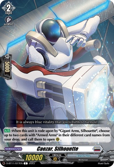 Image of Caezar, Silhouette (D-BT11/077EN) [Clash of the Heroes]