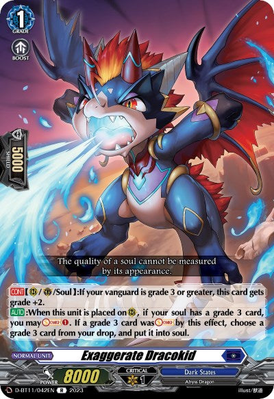 Image of Exaggerate Dracokid (D-BT11/042EN) [Clash of the Heroes]