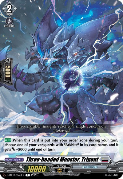 Image of Three-headed Monster, Trigent (D-BT11/045EN) [Clash of the Heroes]