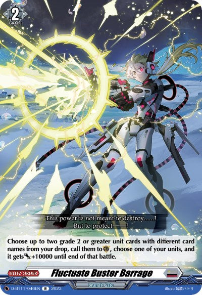 Image of Fluctuate Buster Barrage (D-BT11/046EN) [Clash of the Heroes]