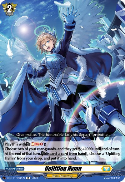 Image of Uplifting Hymn (D-BT11/092EN) [Clash of the Heroes]