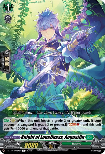 Image of Knight of Loneliness, Augustijn (D-BT11/095EN) [Clash of the Heroes]