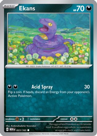 Image of Ekans (023/165) [Scarlet & Violet 151]