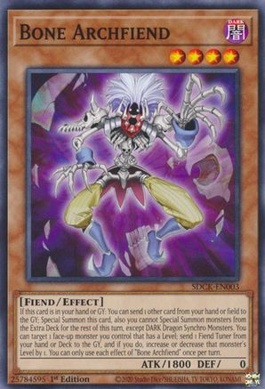 Image of Bone Archfiend [SDCK-EN003] Common