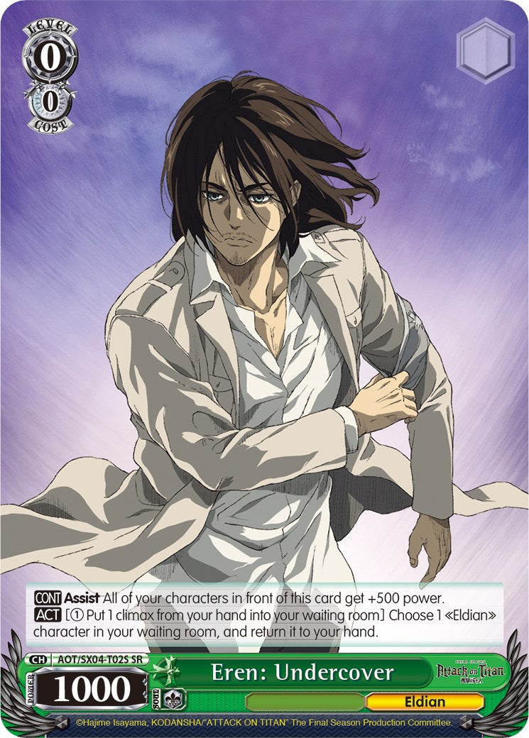 Image of Eren: Undercover (Foil) [Attack On Titan: Final Season]