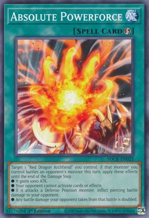 Image of Absolute Powerforce [SDCK-EN025] Common