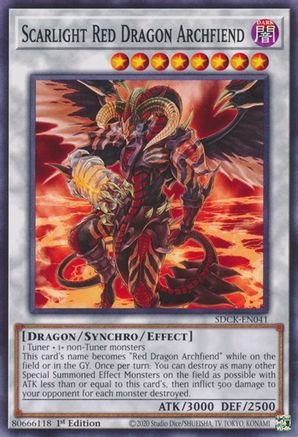 Image of Scarlight Red Dragon Archfiend [SDCK-EN041] Common