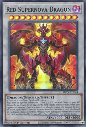 Image of Red Supernova Dragon [SDCK-EN044] Super Rare