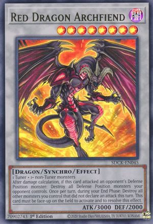 Image of Red Dragon Archfiend [SDCK-EN045] Ultra Rare