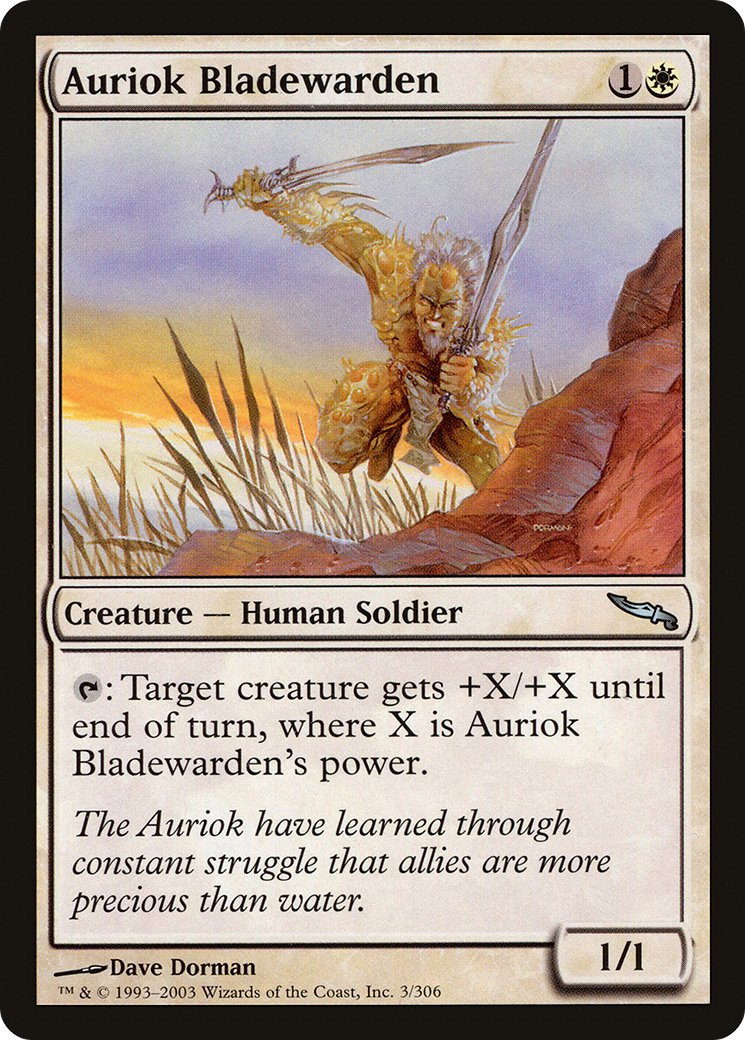 Image of Auriok Bladewarden [Mirrodin]