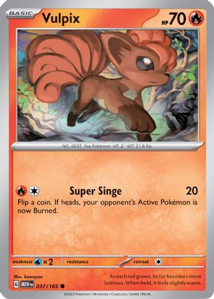 Image of Vulpix (037/165) [Scarlet & Violet 151]