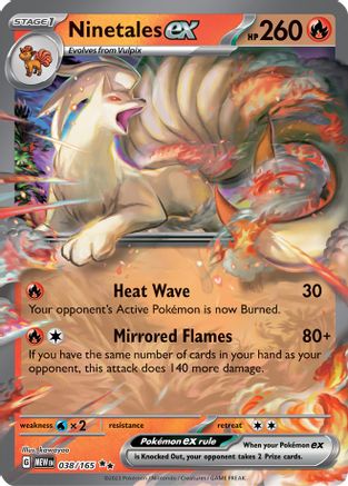 Image of Ninetales ex (038/165) [Scarlet & Violet 151]