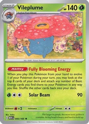 Image of Vileplume (045/165) [Scarlet & Violet 151]