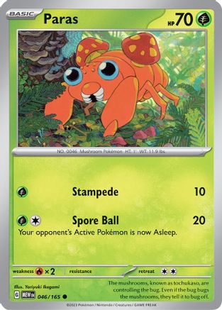 Image of Paras (046/165) [Scarlet & Violet 151]