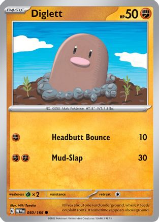 Image of Diglett (050/165) [Scarlet & Violet 151]