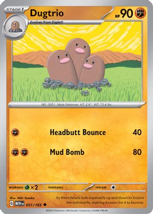 Image of Dugtrio (051/165) [Scarlet & Violet 151]