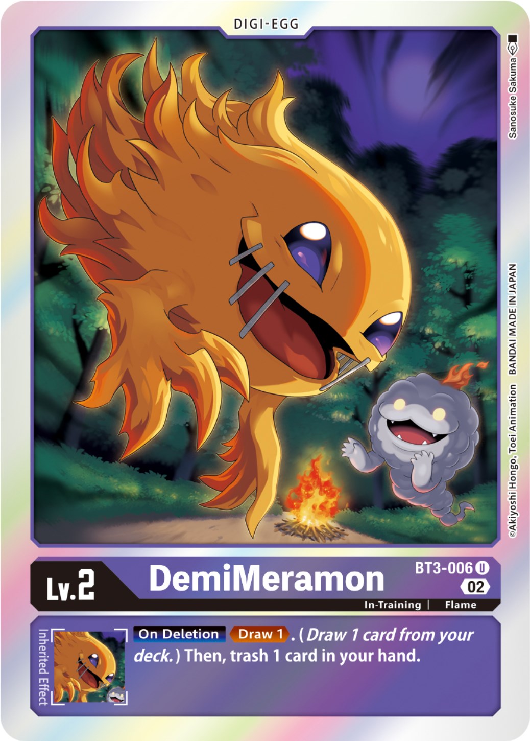 Image of DemiMeramon [BT3-006] (Resurgence Booster Reprint) [Resurgence Booster]