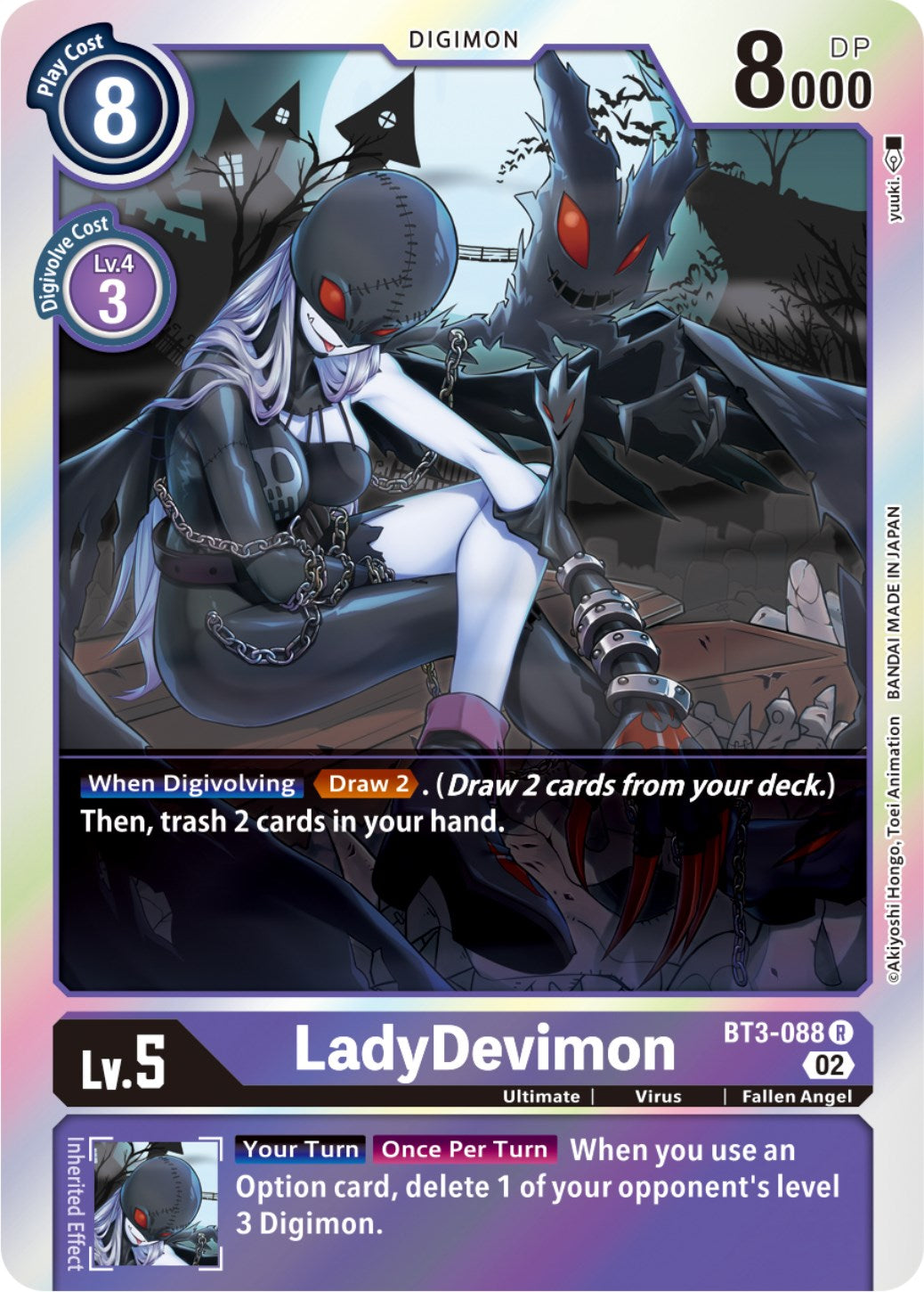 Image of LadyDevimon [BT3-088] (Resurgence Booster Reprint) [Resurgence Booster]