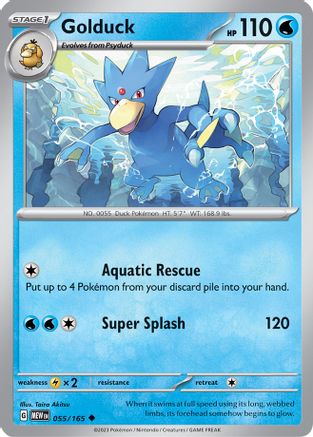Image of Golduck (055/165) [Scarlet & Violet 151]