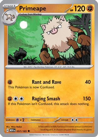 Image of Primeape (057/165) [Scarlet & Violet 151]