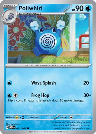 Image of Poliwhirl (061/165) [Scarlet & Violet 151]