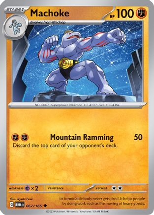 Image of Machoke (067/165) [Scarlet & Violet 151]